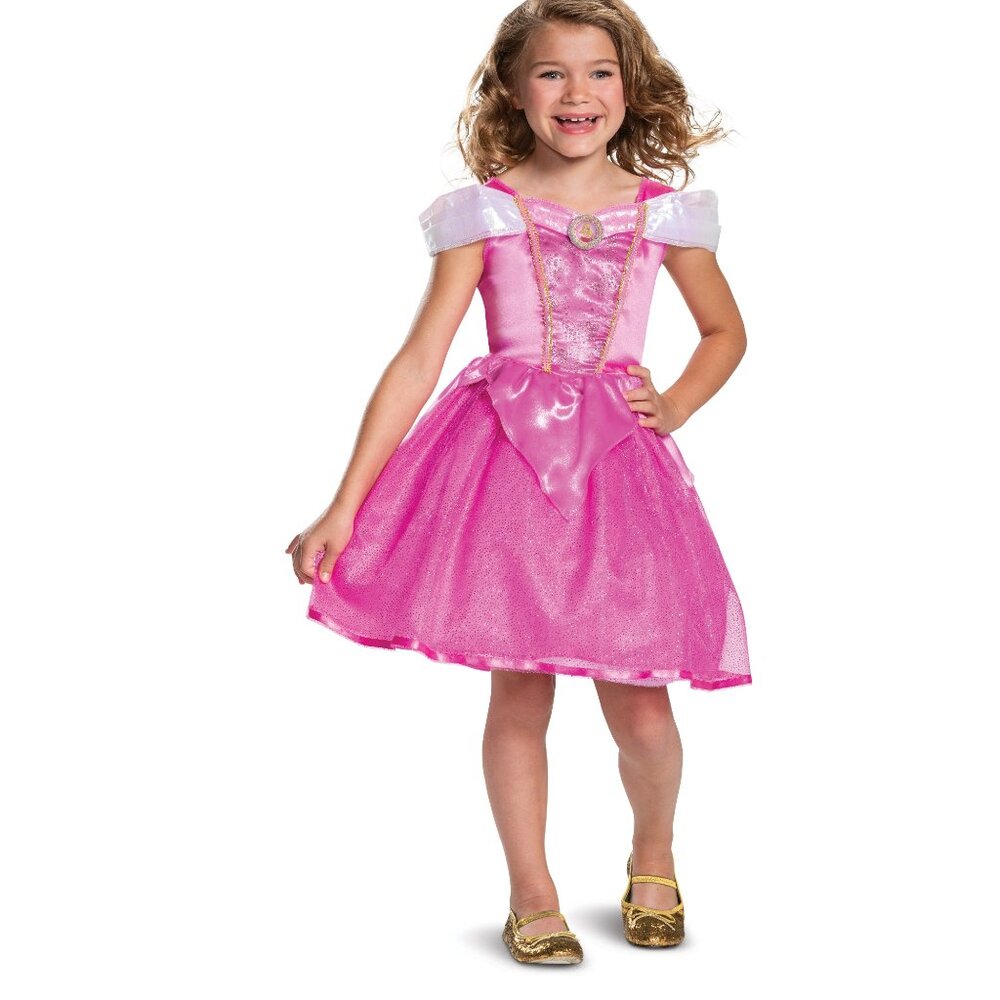 Aurora Pink Princess Dress Costume